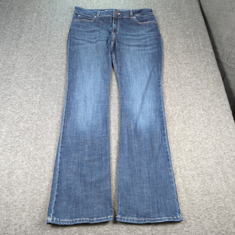 Wrangler Jeans‎ Womens 15 34 Blue Boot Cut Stretch Western Cowgirl Rodeo
